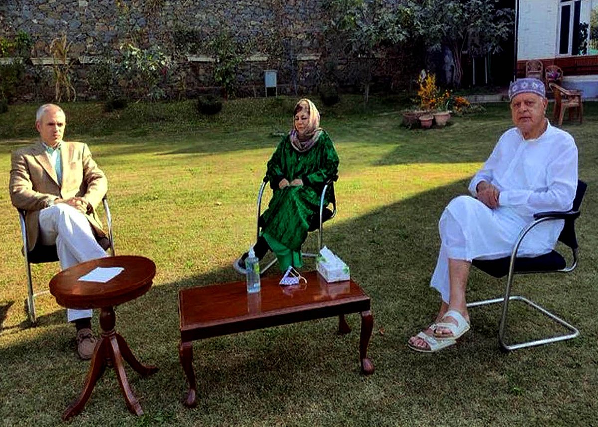 گپکار اعلامیہ کے دستخط کنندگان کی میٹنگ 15 اکتوبر کو، محبوبہ مفتی بھی ہوں گی شریک