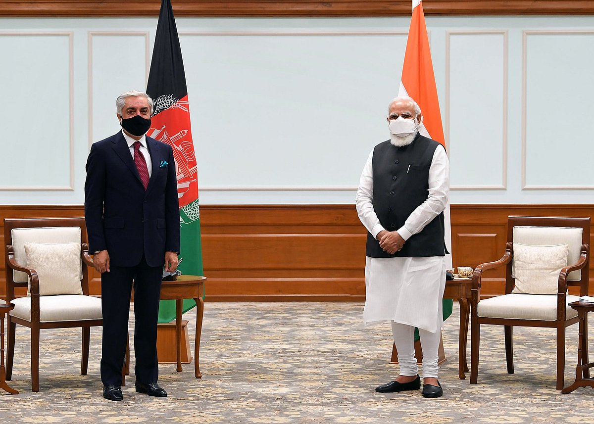 عبداللہ عبداللہ کا ہندوستانی دورہ مکمل، حکومتِ ہند سے مختلف مسئلوں پر تبادلہ خیال