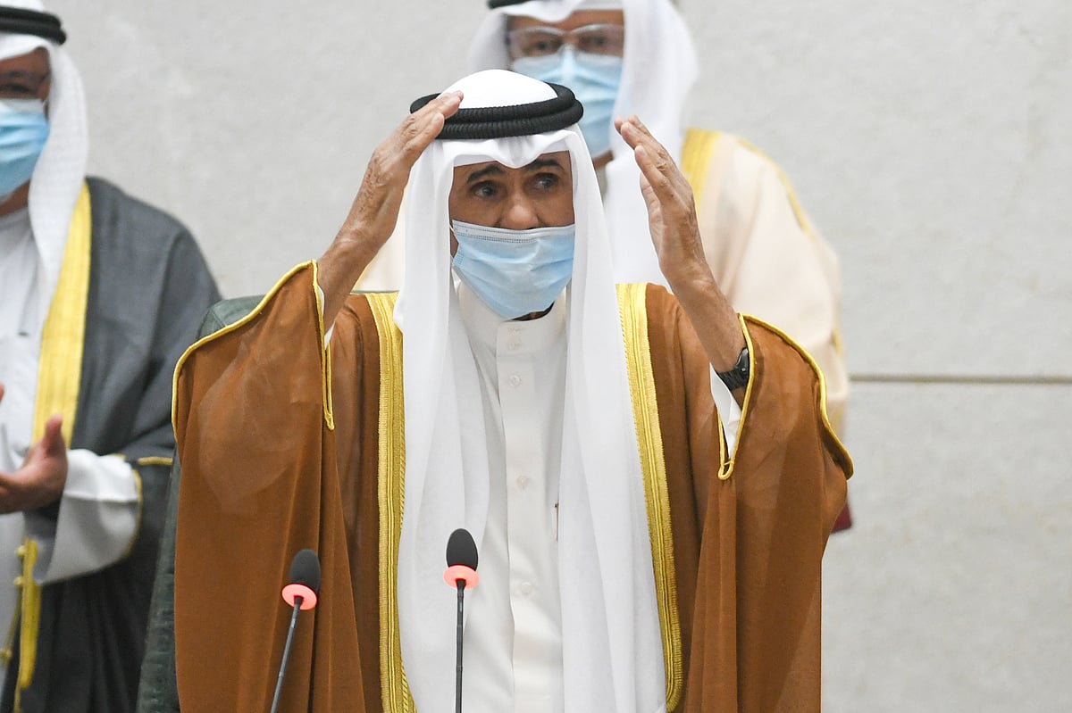کویت کے نئے امیر نواف الاحمد الجابر کی حلف برداری / Getty Images