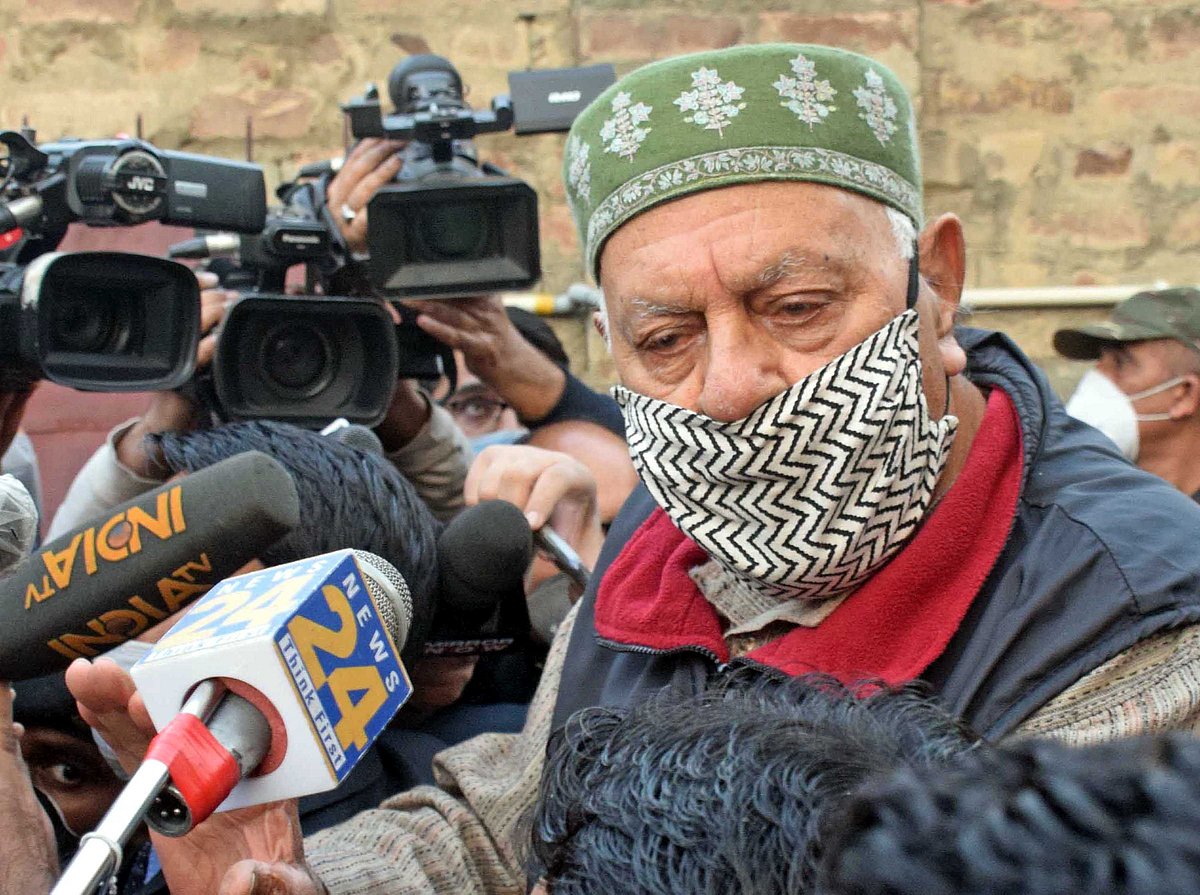 فاروق عبد اللہ کی دو ٹوک ’  گپکار الائنس ایک پاک اتحاد ہے‘
