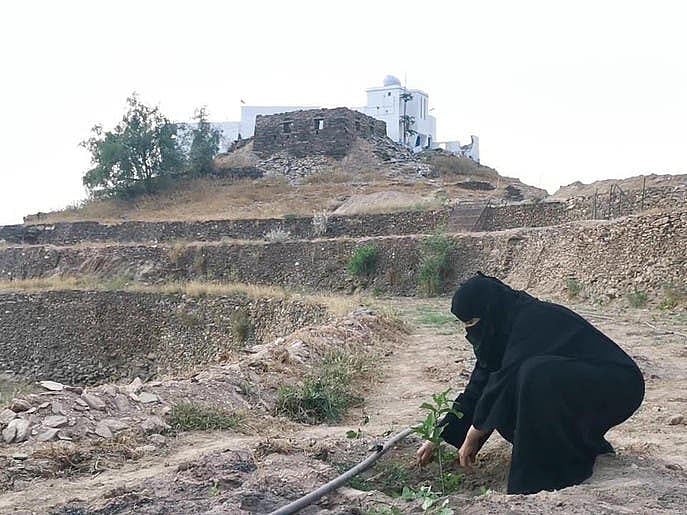 سعودی عرب: ایک خاتون کی 'دیہاتی مہمان سرائے' سیاحوں کی توجہ کا مرکز