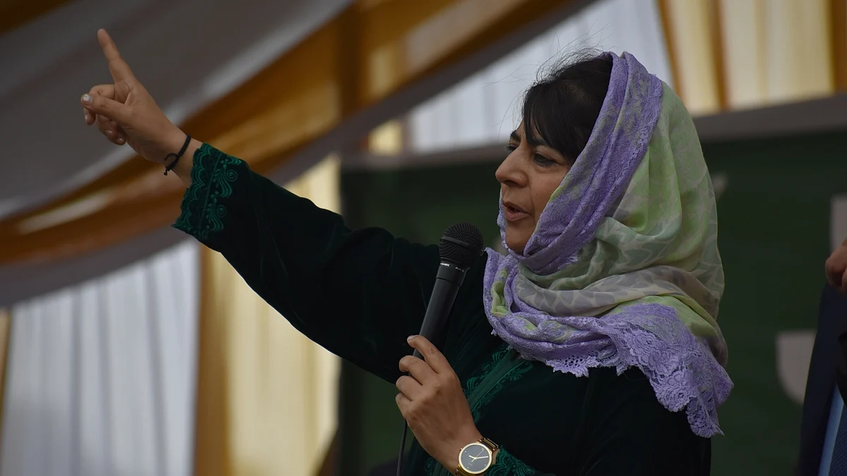 جموں و کشمیر کی سابق وزیر اعلیٰ محبوبہ مفتی کی فائل تصویر / آئی اے این ایس