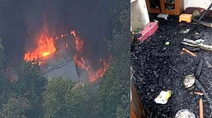 کشمیر: بڈگام میں آگ کا ہولناک واقعہ، شیعہ عالم آغا عبدالحسین کا رہائشی مکان تباہ، خود بھی زخمی