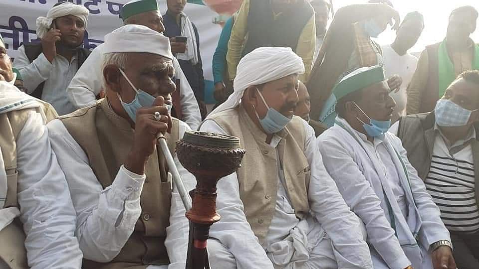 دہلی سرحد پر بھاریہ کسان یونین کے دھرنے کا منظر / تصویر آس محمد