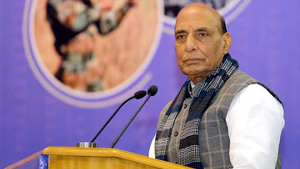 مرکزی وزیر دفاع راج ناتھ سنگھ / تصویر بشکریہ ٹوئٹر / @rajnathsingh
