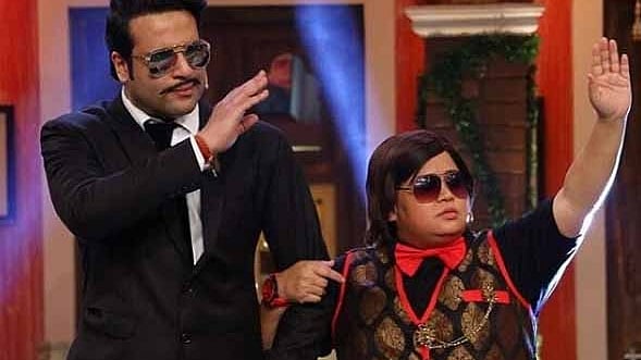 کامیڈین بھارتی سنگھ کے ساتھ کرشنا ابھیشیک / تصویر آئی اے این ایس