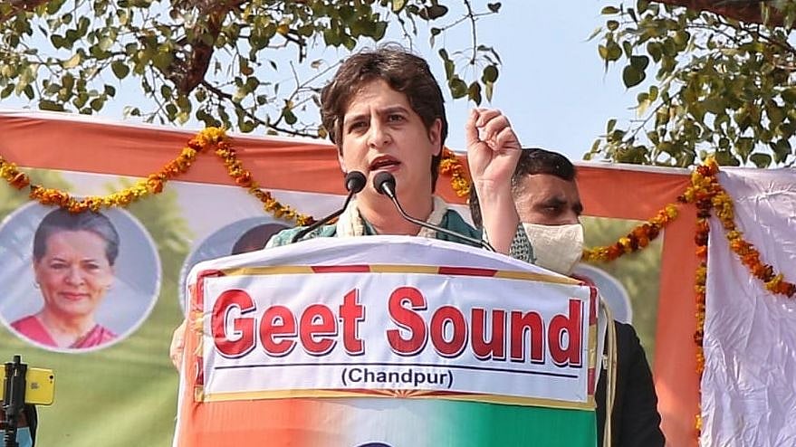 پرینکا گاندھی، تصویر ٹوئٹر @INCIndia