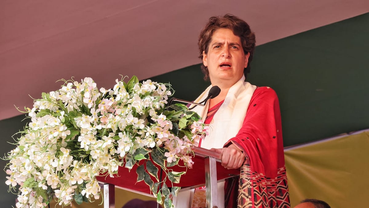 پرینکا گاندھی، تصویر @INCIndia
