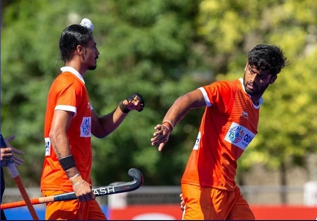 ہاکی: ہندوستان نے اولمپک چیمپین ارجنٹائنا کو شوٹ آؤٹ میں 3-2 سے شکست دی