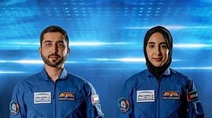 یو اے ای کے خلاباز / تصویر العربیہ ڈاٹ نیٹ