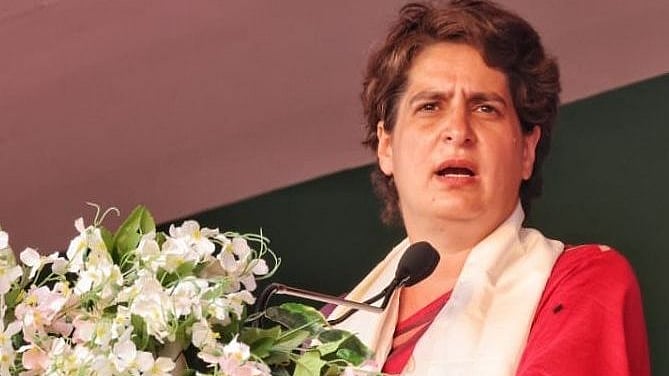 پرینکا گاندھی، تصویر @INCIndia