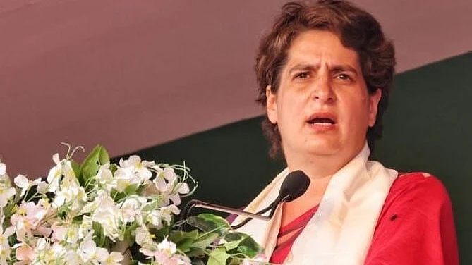 پرینکا گاندھی، تصویر @INCIndia