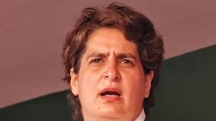 پرینکا گاندھی، تصویر @INCIndia