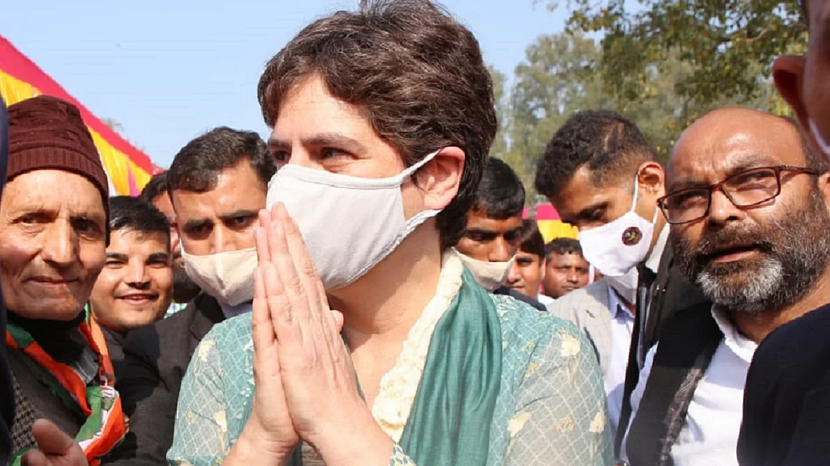 پرینکا گاندھی، تصویر ٹوئٹر @INCIndia