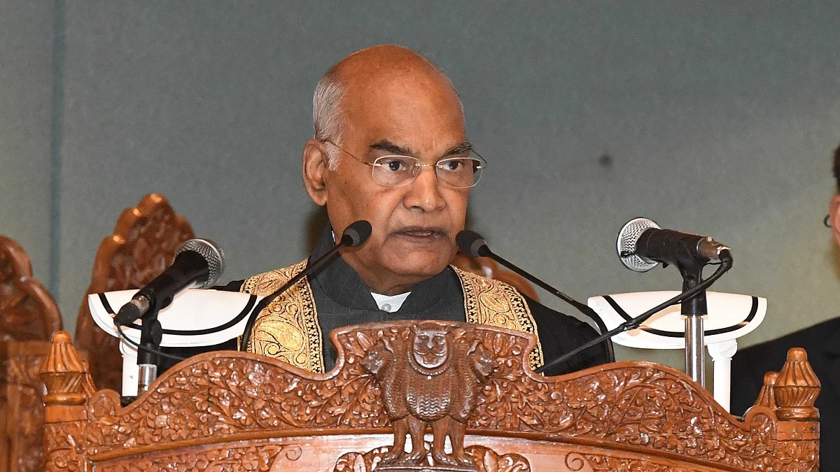 صدر رام ناتھ کوند، تصویر ٹوئٹر @rashtrapatibhvn