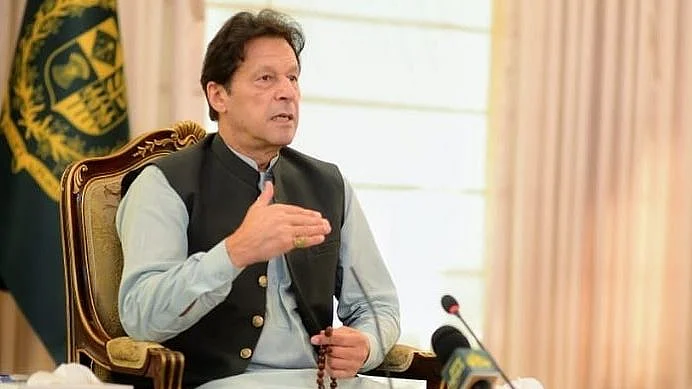 پاکستانی وزیر اعظم عمران خان کی فائل تصویر آئی اے این ایس