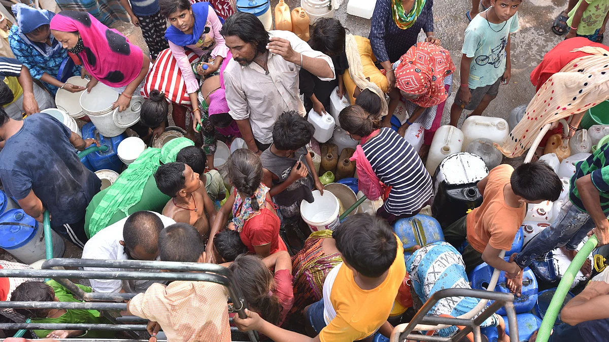 دہلی آبی بحران / Getty Images