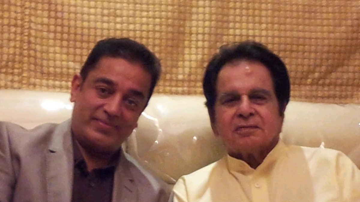 دلیپ کمار کے ساتھ کمل ہاسن / سبھاش کے جھا