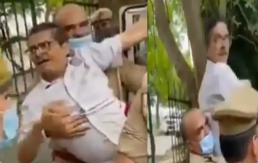 یوگی کے خلاف الیکشن لڑنے کا اعلان کرنے والے سابق آئی پی ایس افسر امیتابھ ٹھاکر گرفتار