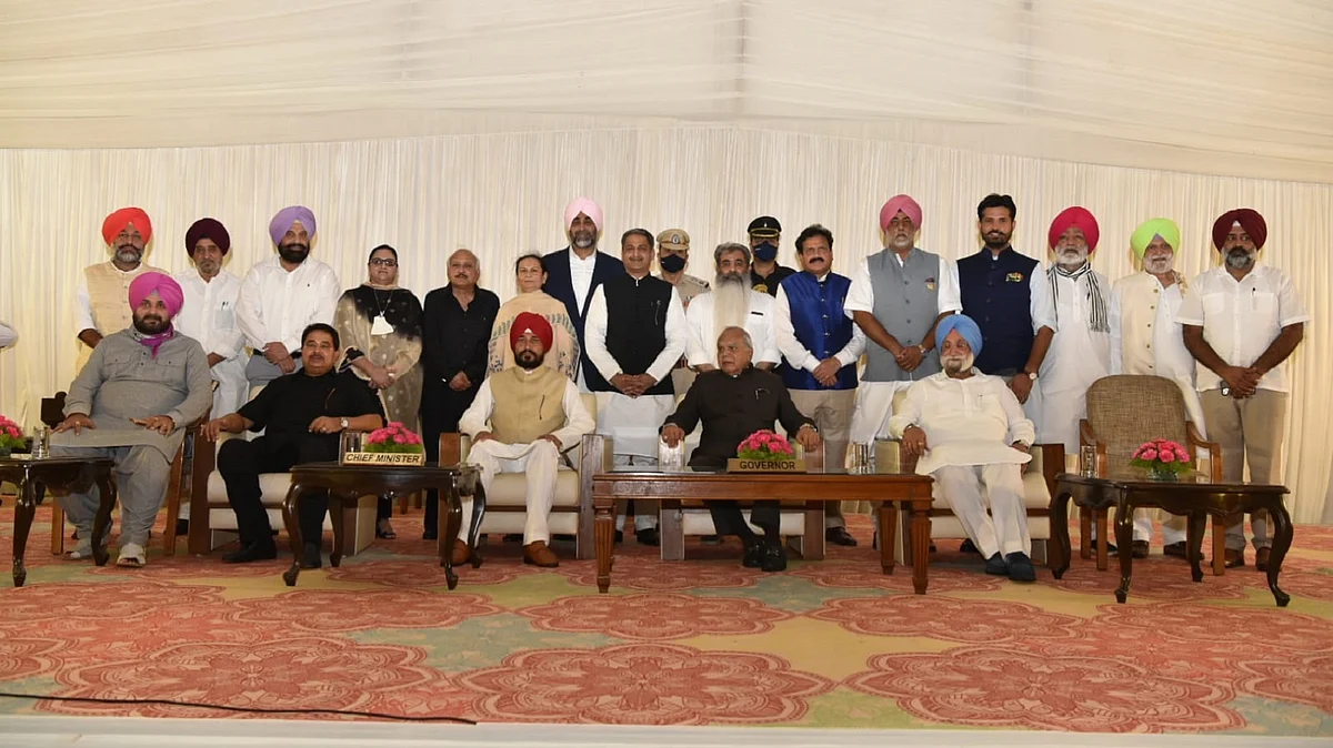 چرنجیت چننی کابینہ، تصویر ٹوئٹر@INCPunjab