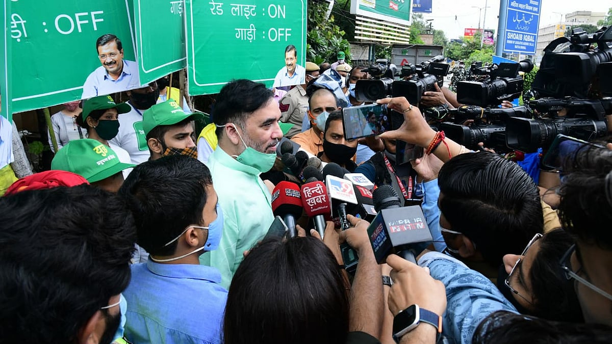 گوپال رائے، تصویر ٹوئٹر@AapKaGopalRai