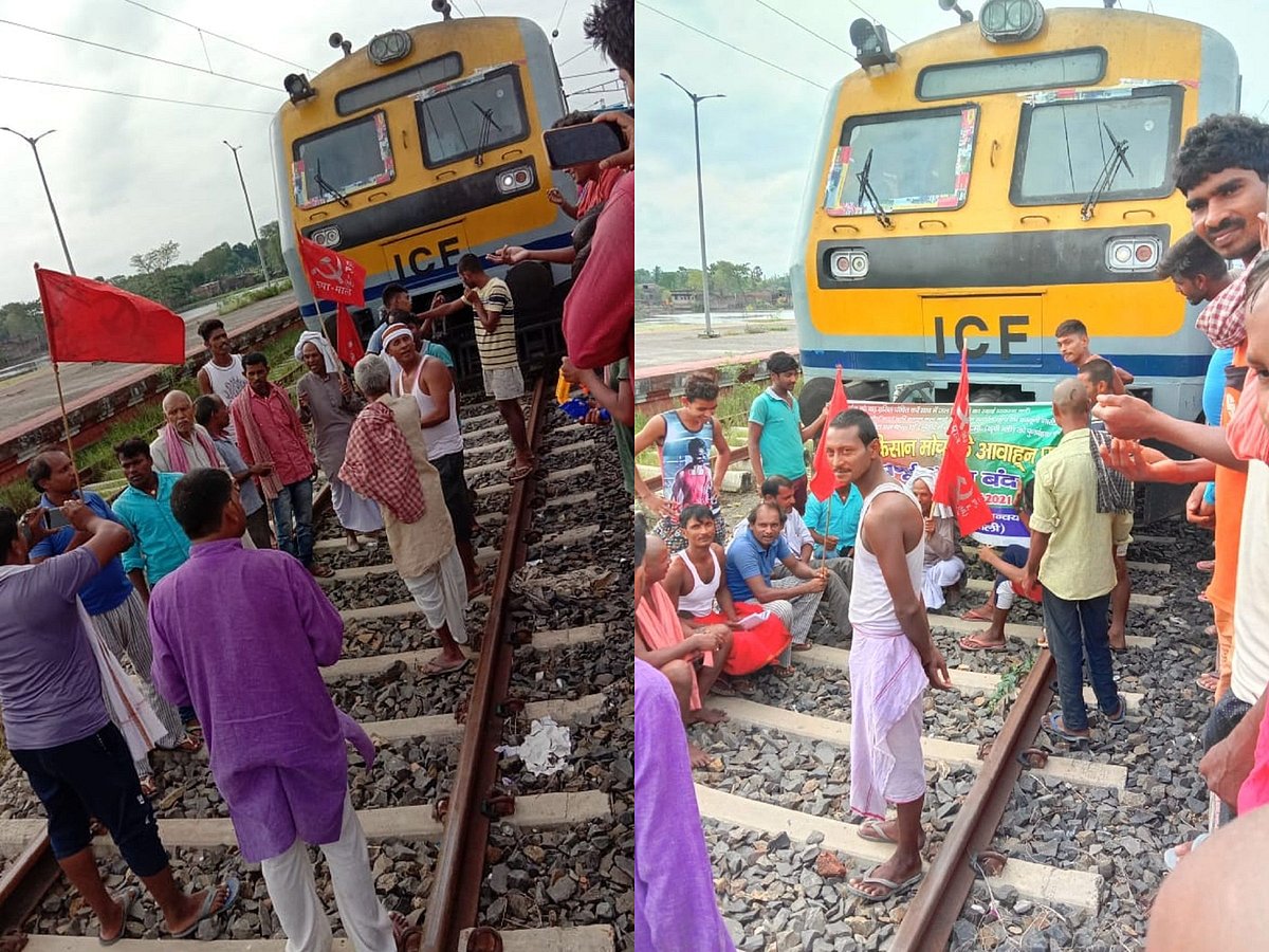 کسان تحریک کے سبب شمال مغربی ریلوے پر ریل ٹریفک متاثر
