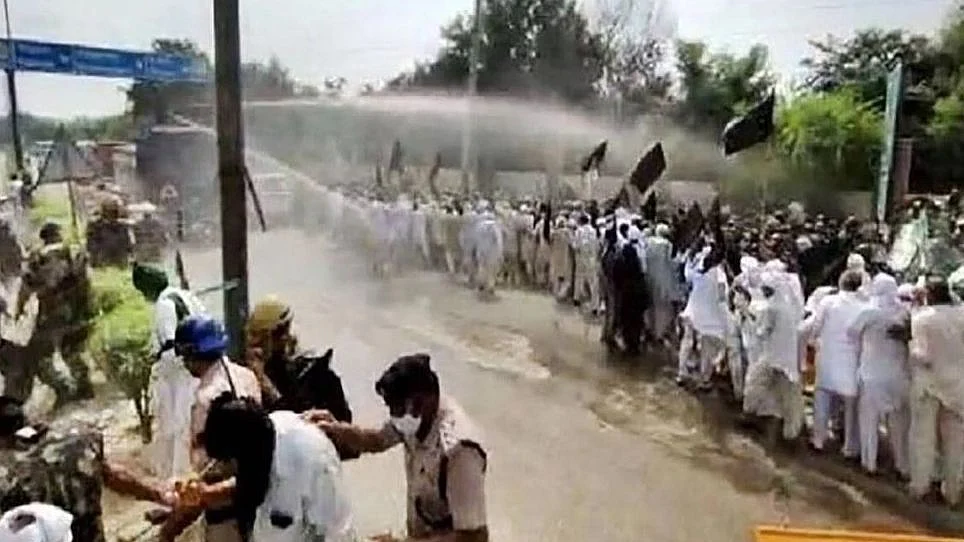 ہریانہ میں کسانوں کا احتجاج