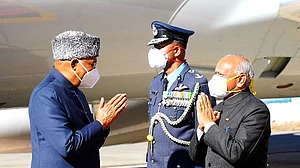 صدر جمہوریہ ہند رام ناتھ کووند لداخ پہنچے
