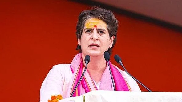 پرینکا گاندھی، تصویر @INCUttarPradesh
