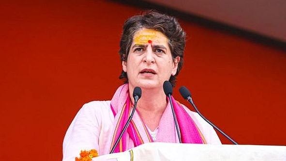 پرینکا گاندھی، تصویر @INCUttarPradesh