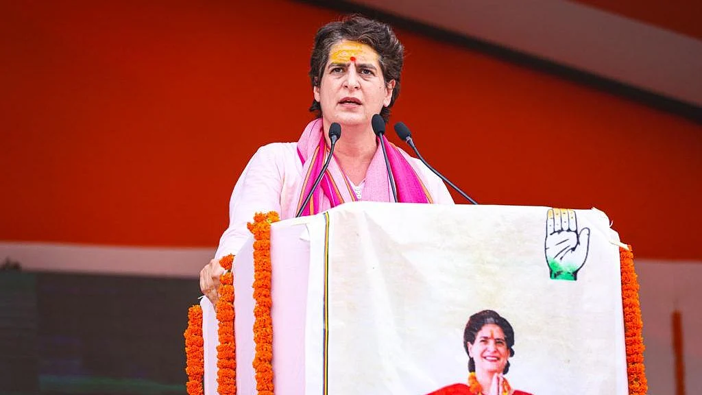 پرینکا گاندھی، تصویر @INCUttarPradesh