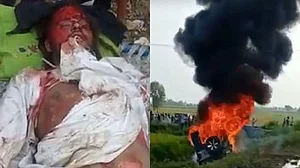 مرکزی وزیر کے بیٹے پر کسانوں کی بھیڑ پر کار چڑھانے کا الزام، 3 ہلاک، کئی زخمی