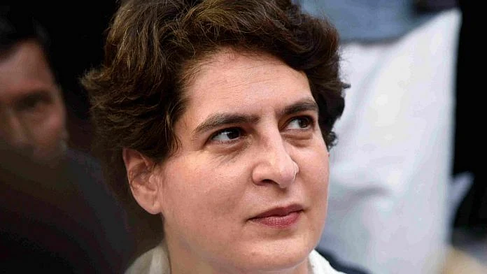 پرینکا گندھی، تصویر ٹوئٹر @INCIndia