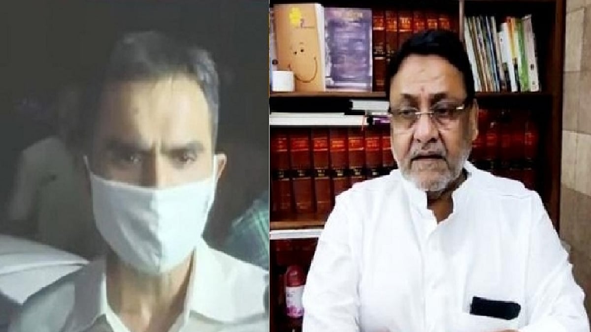نواب ملک اور سمیر ونکھیڈے، تصویر آئی اے این ایس