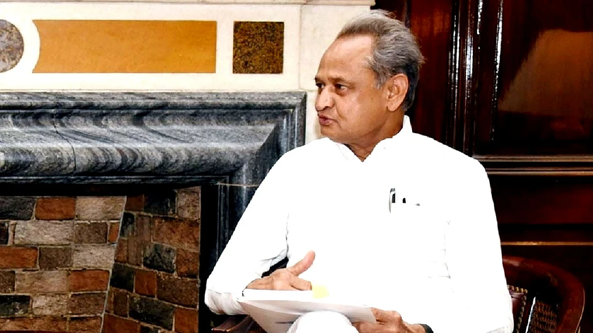 وزیراعلی اشوک گہلوت، تصویر آئی اے این ایس