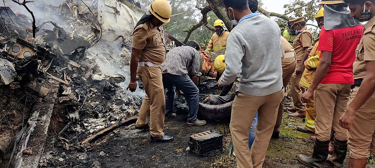 جنرل راوت ہیلی کاپٹر حادثہ: 14 میں سے 13 افراد کی موت، ڈی این اے جانچ سے ہوگی مہلوکین کی شناخت