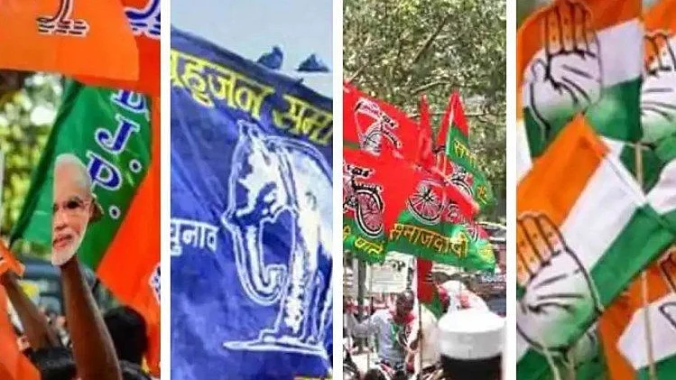 سیاسی پارٹیوں کے پرچم