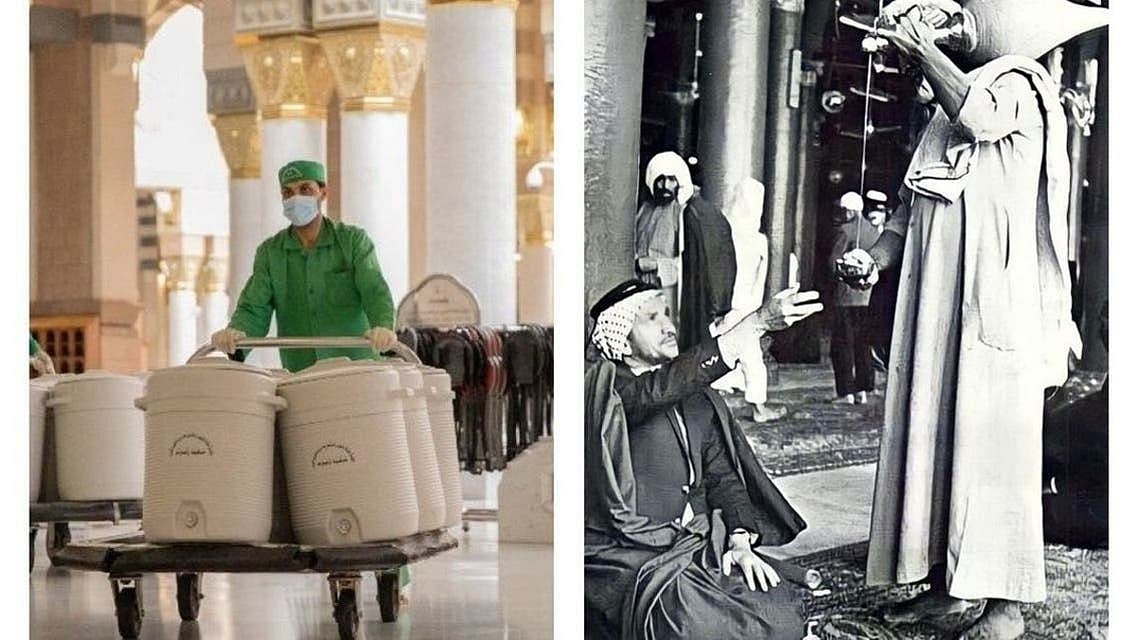 مشکیزوں سے کولروں تک، مسجد نبوی میں زم زم کی فراہمی کا سفر
