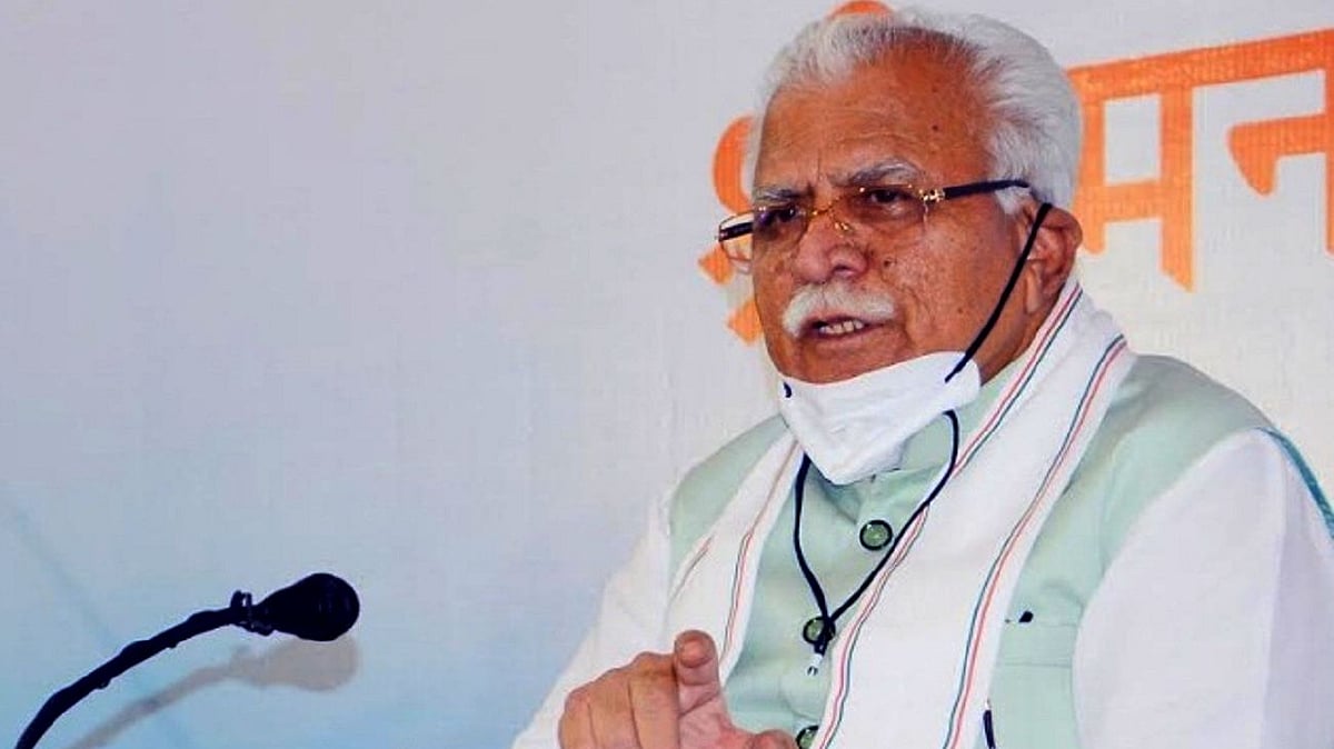 وزیر اعلی کھٹر، تصویر آئی اے این ایس 