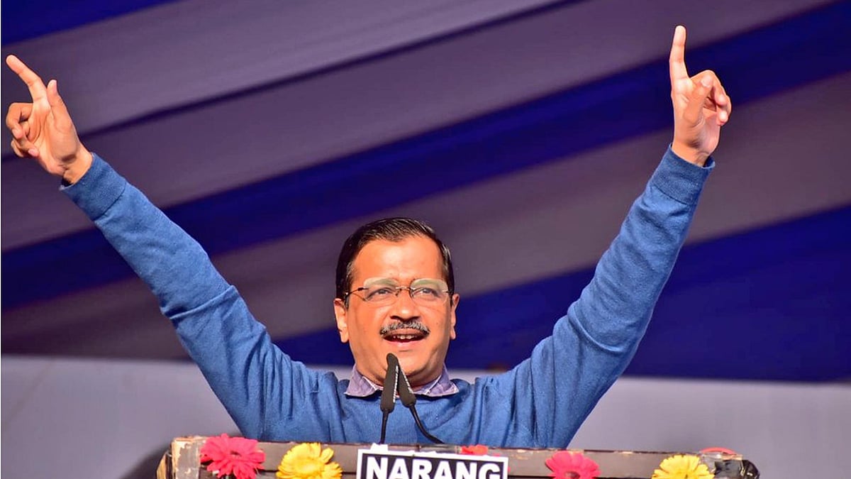 لکھنؤ میں وزیر اعلیٰ اروند کیجریوال / تصویر ٹوئٹر / @AAPUttarPradesh