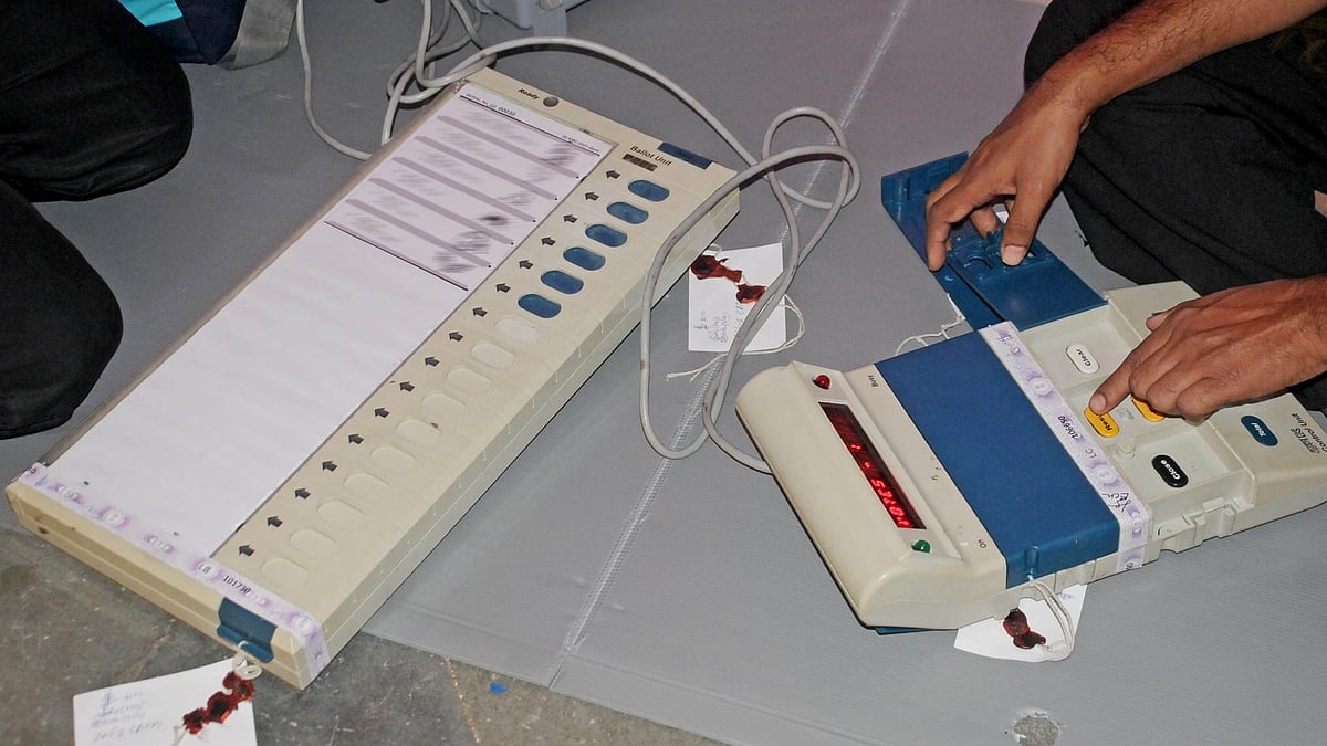 ووٹنگ مشین، علامتی تصویر آئی اے این ایس