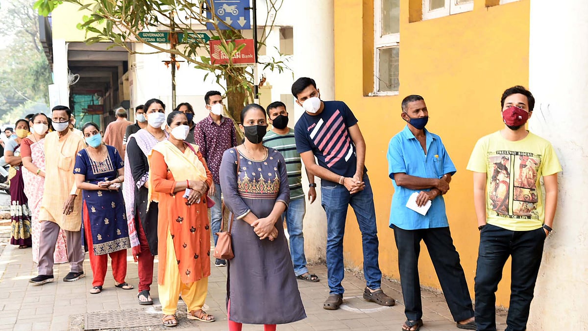 گوا میں پولنگ / تصویر یو این آئی