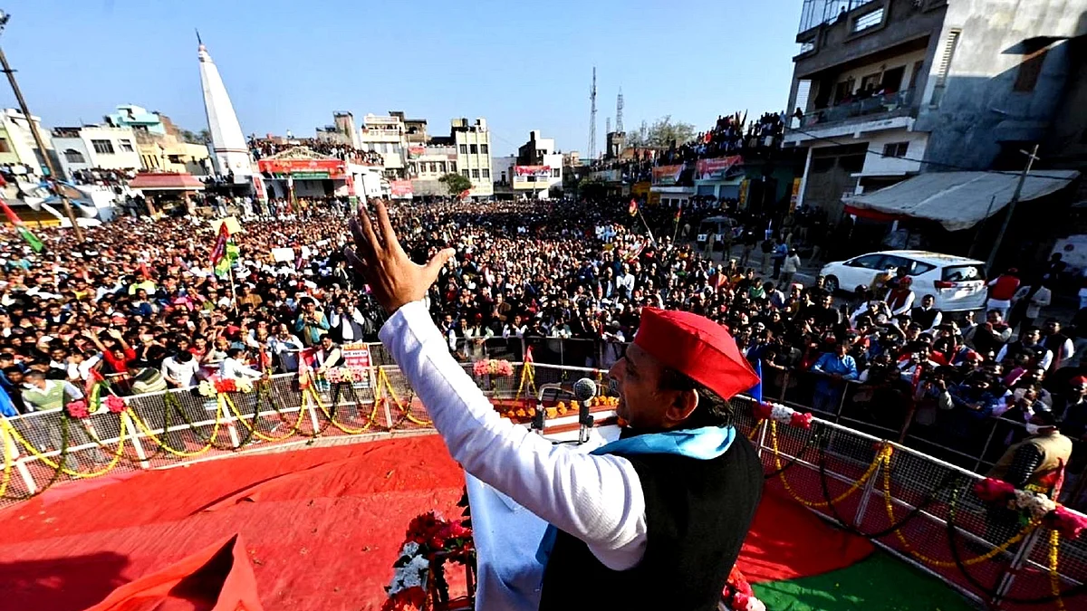 اکھلیش یادو، تصویر ٹوئٹر @samajwadiparty
