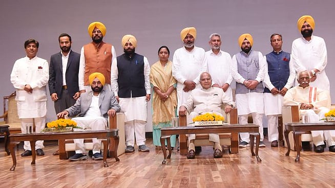 عام آدمی پارٹی کی وزارتی کونسل / ٹوئٹر / @AAPPunjab
