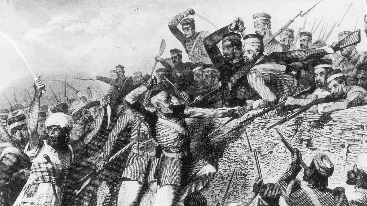 پہلی جنگ آزادی 1857 کی ایک پینٹنگ / Getty Images