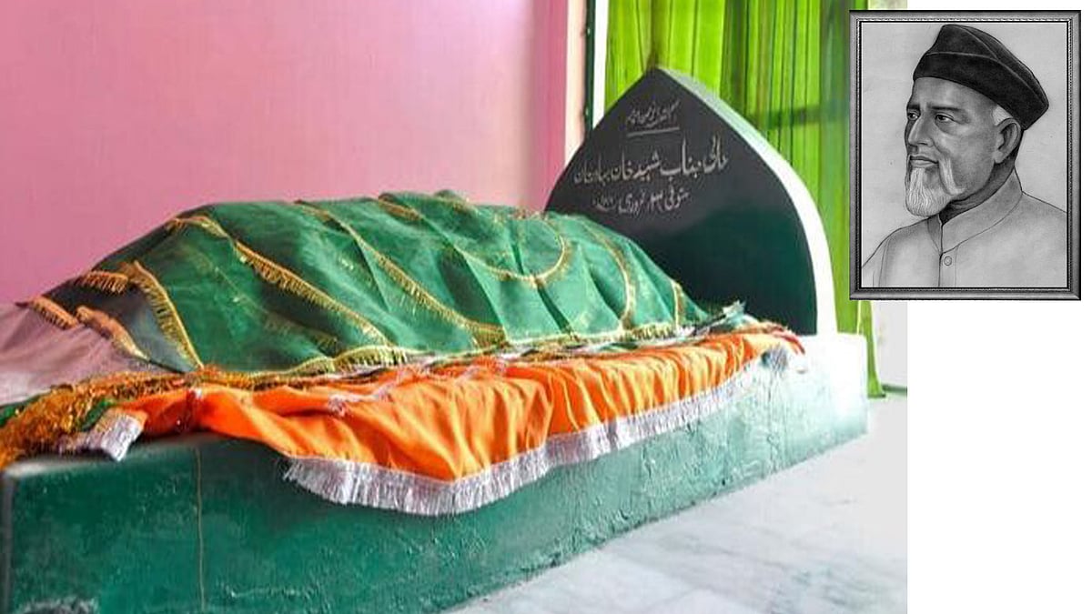 نواب خان بہاد ر خاں کی قبر،
تصویر شاہد صدیقی علیگ