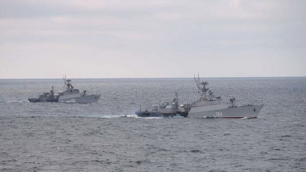 روسی جہاز، تصویر آئی اے این ایس