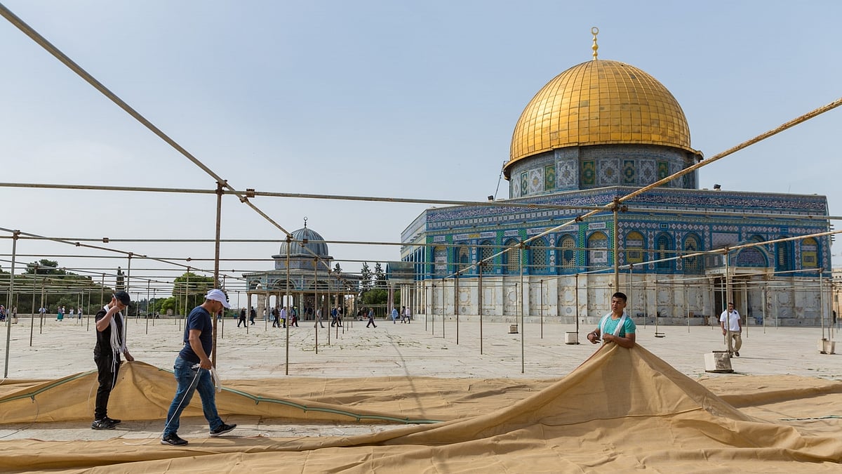 مسجد الاقصیٰ، تصویر آئی اے این ایس