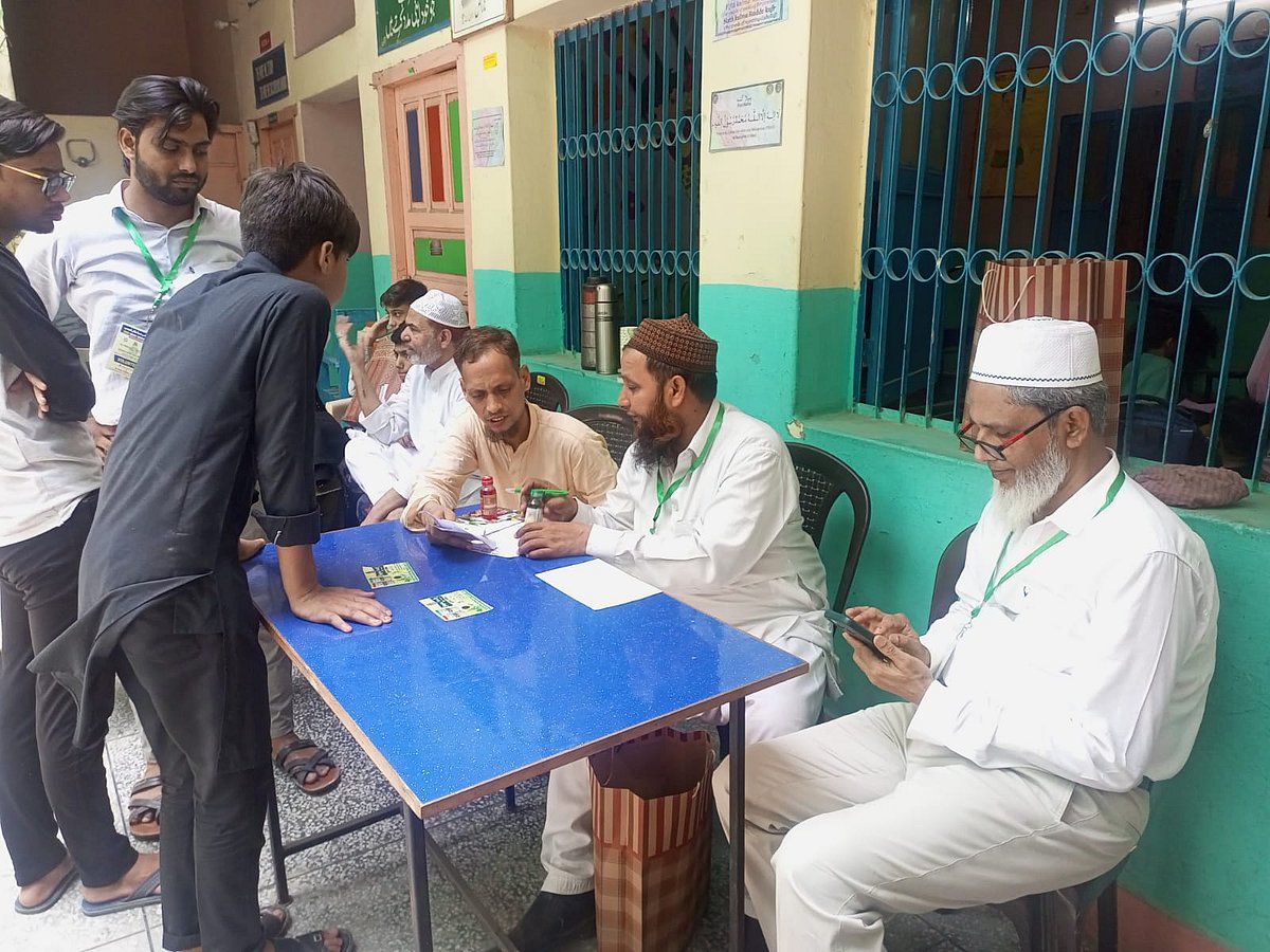 آل انڈیا یونانی طبّی کانگریس کی جانب سے مفت یونانی میڈیکل کیمپ کا انعقاد