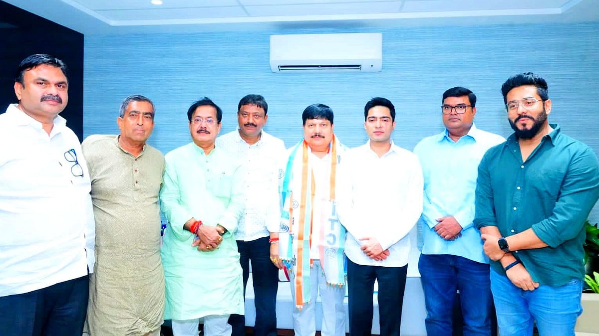  بی جے پی ایم پی ارجن سنگھ ترنمول کانگریس میں شامل، تصویر ٹوئٹر @abhishekaitc